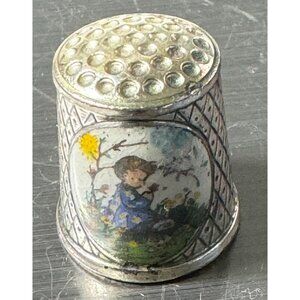 Versilbert W Germany 1984 Limited Edition Arts Edition Thimble